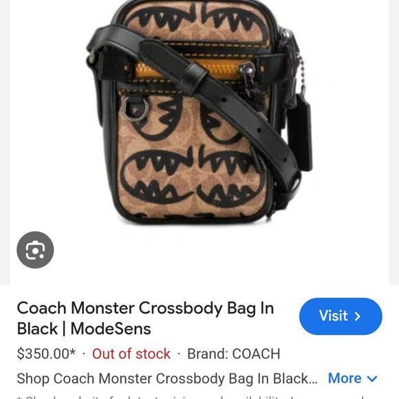 Coach Monster crossbody bag!! Limited edition!! - Picture 14 of 14
